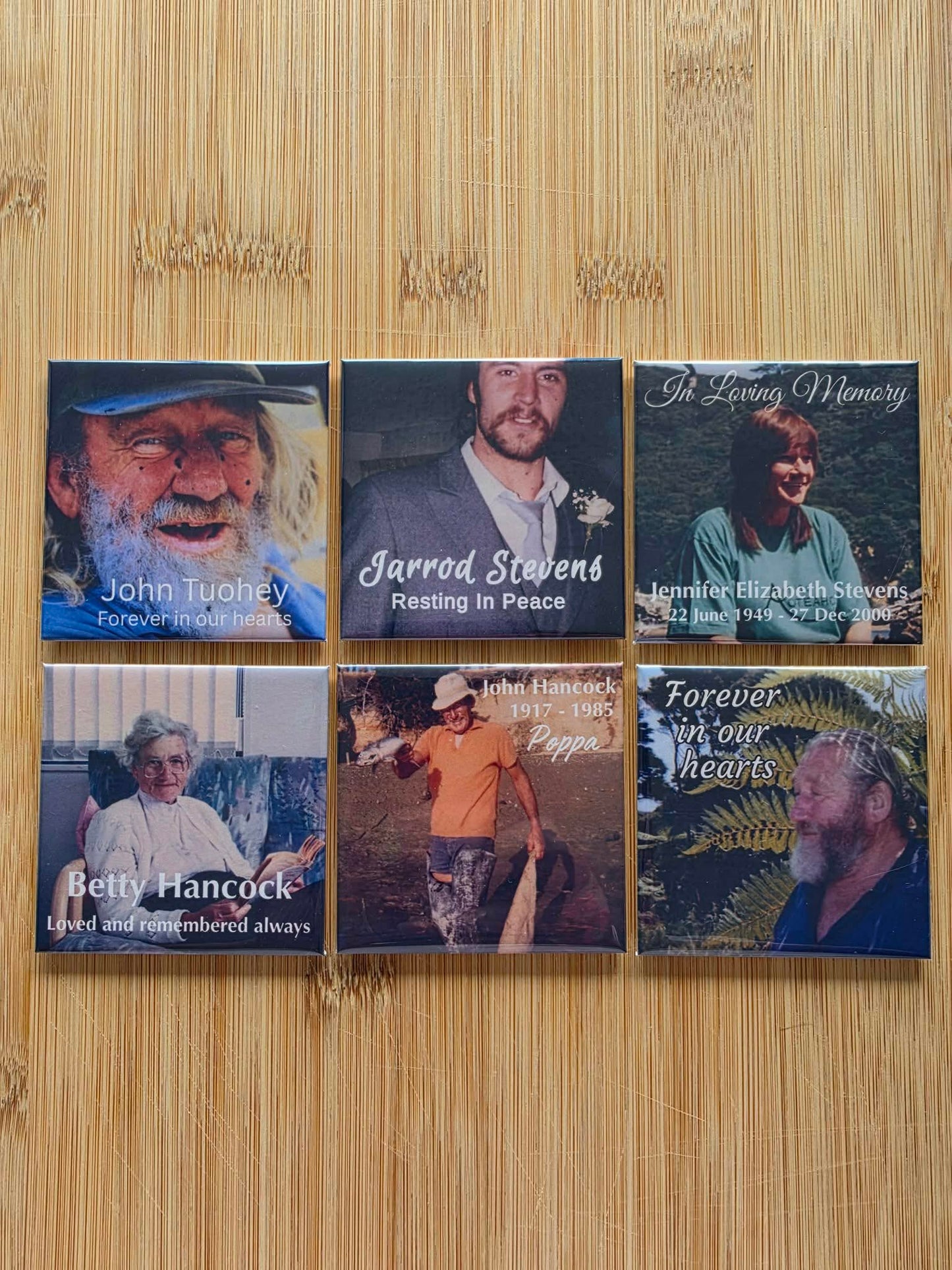 Memorial Photo Magnets