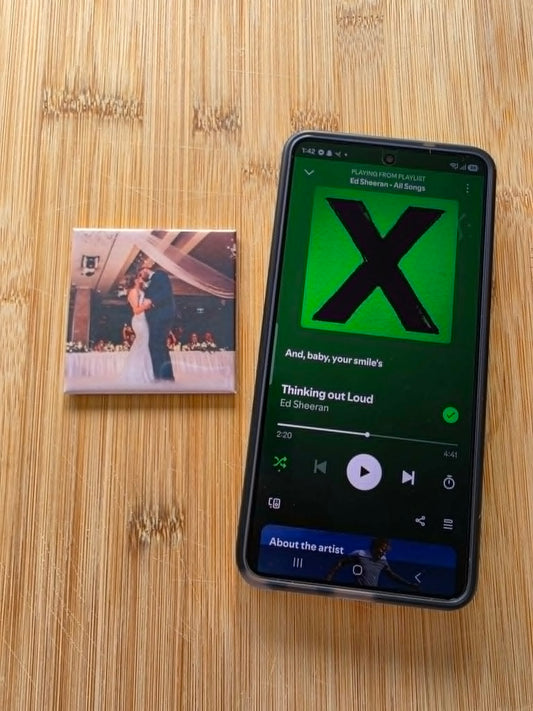 NFC Custom Photo Magnets - Tap to Memory