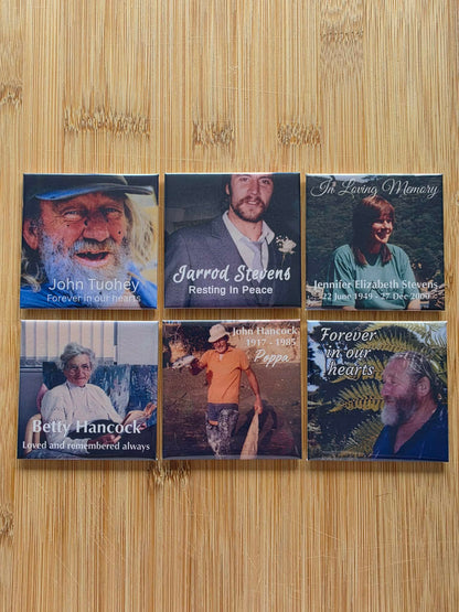 Memorial Photo Magnets